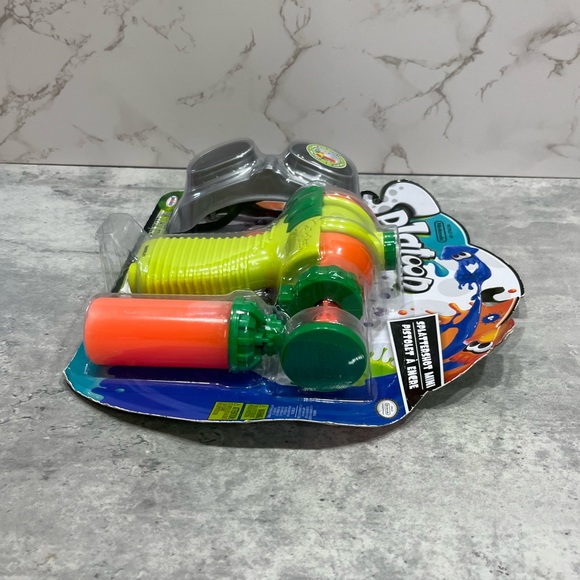 New 2017 Jakks Nintendo Splatoon Splattershot Mini Blaster Gun Set slime goggles - Picture 11 of 13